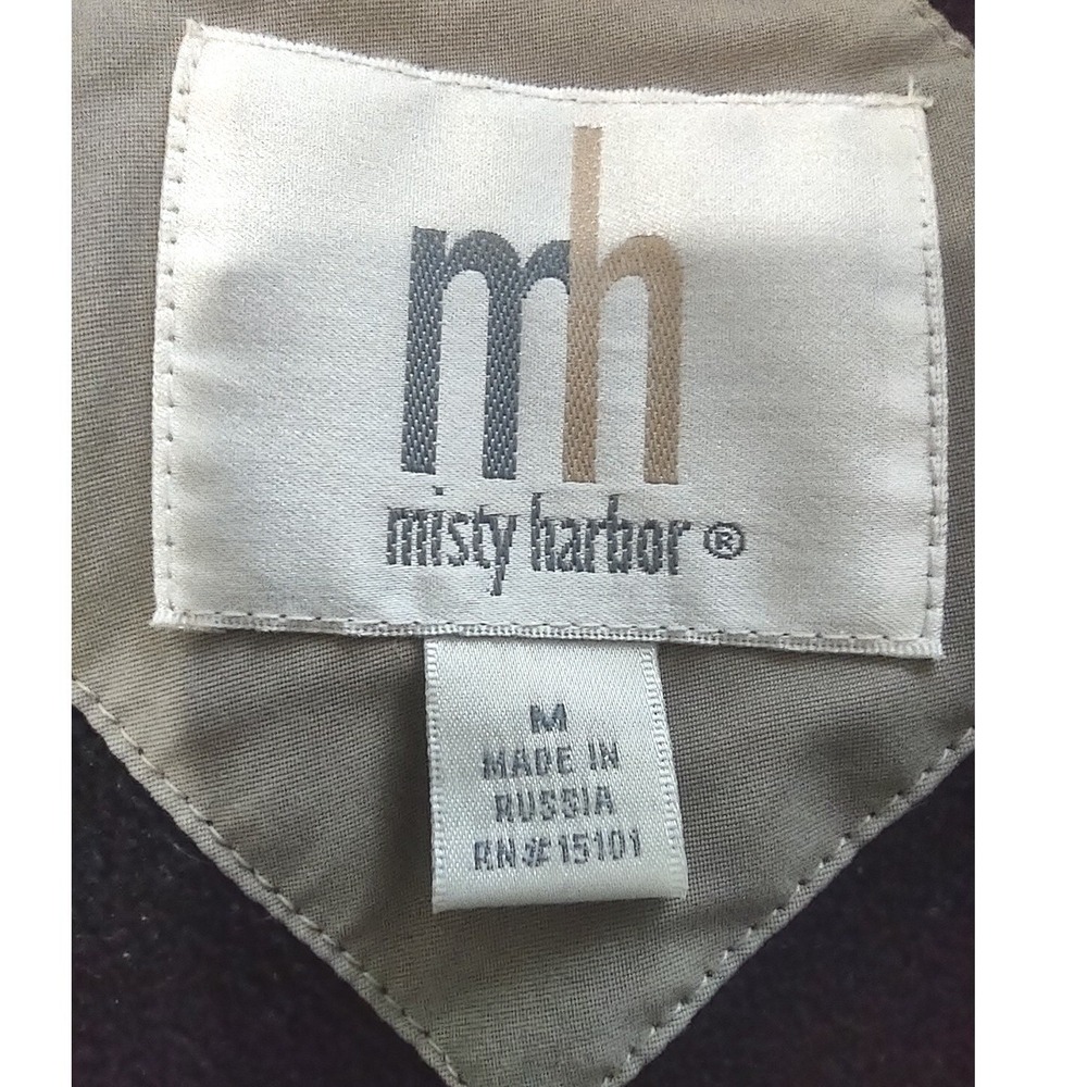 Misty Harbor Jacket Size M Women Gorp Core Taupe Brown Fleece Lined Utility Coat - Picture 5 of 16